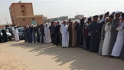 توافد كثيف على لجان انتخابات بئر العبد في شمال سيناء | صور
