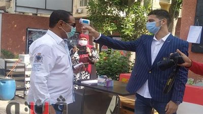 إجراءات احترازية مكثفة أمام اللجان الانتخابية ببورسعيد | فيديو وصور