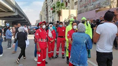الهلال الأحمر يعقم اللجان بمدينة نصر للوقاية من كورونا | فيديو و صور