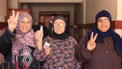 إقبال سيدات بنى عبيد في الدقهلية على  انتخابات  مجلس  النواب  بالدقهلية | صور