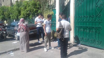 8 طلاب يؤدون امتحان التفاضل بلجنة الجيزة بنين