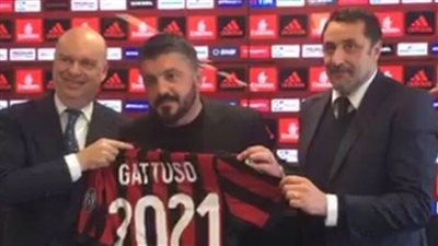 تجديد عقد «جاتوزو» مع الميلان حتى عام 2021
