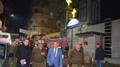 مكرر.. مدير امن المنوفية يتفقد الخدمات الأمنية (صور)