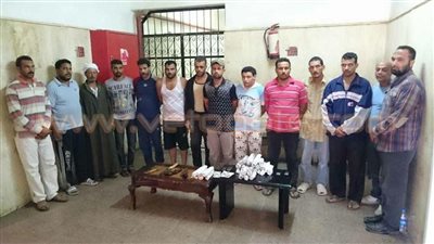 بالصورة.. أمن الإسماعيلية يداهم أخطر البؤر الإجرامية بـ«الكيلو2»