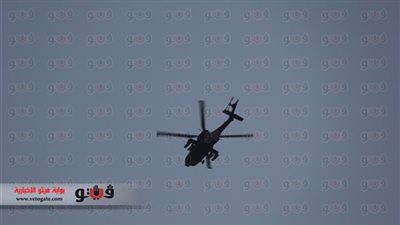 الأباتشي تحلق في سماء العريش بعد هجوم مسلح على أتوبيس للجنود