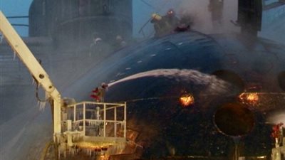 حريق فى غواصة روسية تعمل بالطاقة النووية دون وقوع خسائر في الأرواح