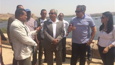 وزيرا السياحة والآثار يتفقدان استعدادات أسوان للموسم الشتوي (فيديو)