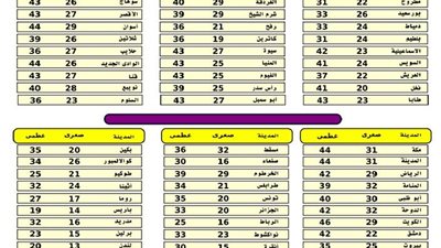«الأرصاد»: طقس اليوم شديد الحرارة والقاهرة تسجل 41 درجة