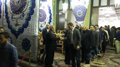 قيادات جامعة طنطا يشاركون في عزاء أحمد خالد توفيق (صور)