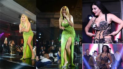 نجوم الفن يتألقون في رأس السنة.. عمرو دياب يغازل جمهوره.. قبلة غريبة من هيفاء لمعجبة.. صافيناز تظهر بالمسدس والشيشة