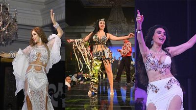 في ليلة الرقص الشرقي.. صراع ثلاثي بين صافيناز ودينا وأنستازيا | صور