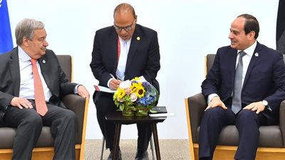 سكرتير الأمم المتحدة يؤكد دور مصر المحوري في أفريقيا والشرق الأوسط