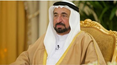 حاكم الشارقة يغادر مطار القاهرة بعد لقاء السيسي