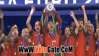 بالفيديو.. لحظات تتويج البرتغال ببطولة أمم أوروبا 2016