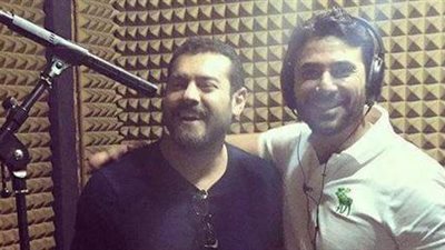 أحمد عز وعمرو يوسف في كواليس «ولاد رزق»