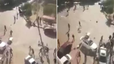 مشاجرة عنيفة بالحجارة بين طلاب داخل جامعة جرش بالأردن | فيديو