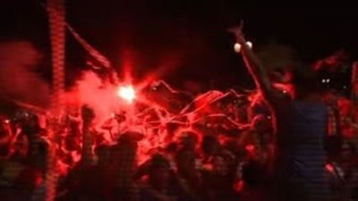 بالفيديو.. فرحة هستيرية بين الجماهير البرتغالية في لشبونة