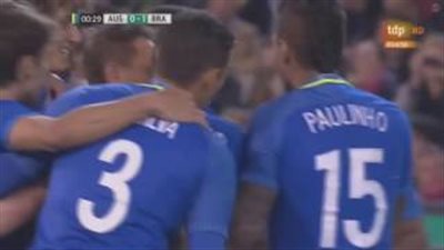 بالفيديو.. البرازيل تتقدم على أستراليا بهدف في الشوط الأول