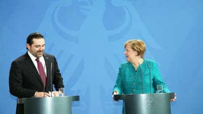 الحريري وميركل يبحثان مستجدات الأوضاع في لبنان والمنطقة