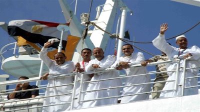 ميناء نويبع يستقبل 589 معتمرا