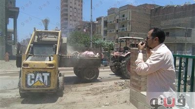 بالصور.. حملة لتنظيف حى ثاني المحلة الكبرى
