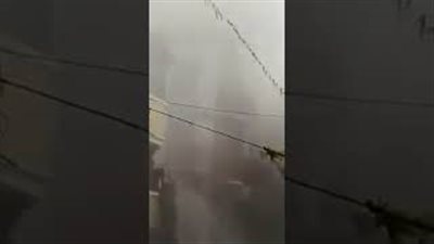 لحظة انهيار عقار منطقة نادي الصيد بالإسكندرية (فيديو)