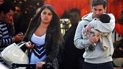 ميسي ينتظر مولوده الثالث من زوجته أنطونيلا