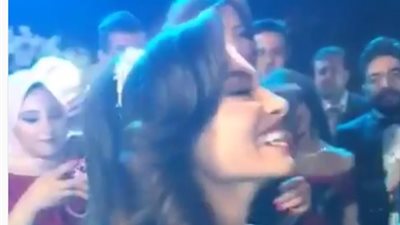 بالفيديو.. أغنية «نار» تشعل حفل زفاف كارمن سليمان