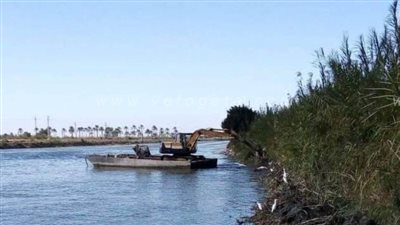 تطهير مصارف النوبارية وحوش عيسي بالبحيرة