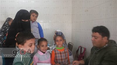 بالصور.. قافلة طبية بقرية زاوية الكرادسة في الفيوم