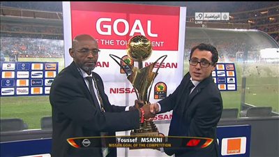 هدف المساكنى فى الجزائر الأفضل فى أمم أفريقيا