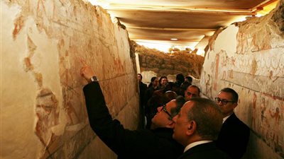 تفاصيل ترميم مقبرة «حتبت» المكتشفة بالجبانة الغربية بالأهرامات