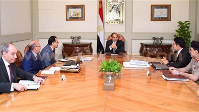 «السيسي» يبحث مشروع استصلاح المليون فدان مع وزراء الإسكان والزراعة والري