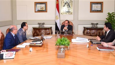 تفاصيل اجتماع «السيسي» مع وزراء الإسكان والزراعة والري.. يبحث مستجدات استصلاح وتنمية المليون فدان.. تحصيل مستحقات الدولة عن استغلال أراضيها.. ويشدد على تحسين جودة المياه للشرب والري