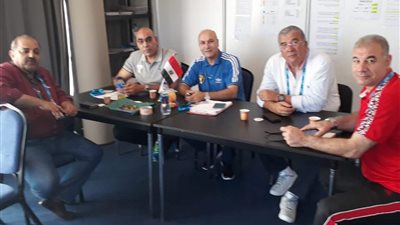 سفير مصر في برشلونة يزور بعثة مصر في دورة ألعاب البحر المتوسط (صور)