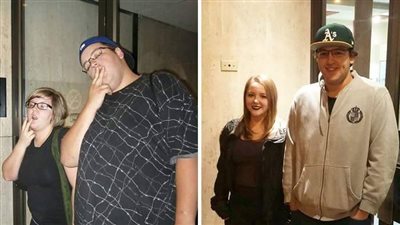 بالصور.. أشخاص أثاروا ضجة بفقدانهم الكثير من الوزن