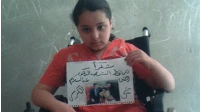 محافظ الشرقية يستجيب للطفلة «رحمة» ويوجه بتسليمها كرسيا متحركا