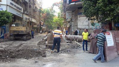 إغلاق شارع الرماية بسبب تحويل مرافق مترو الخط الرابع في الجيزة