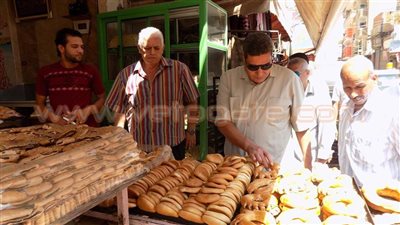 بالصور.. حملة على المحال التجارية والمخابز في جمصة بالدقهلية