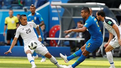 البرازيل تتعادل سلبيا أمام كوستاريكا بالشوط الأول