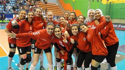 سيدات طائرة الأهلي بطلات كأس مصر