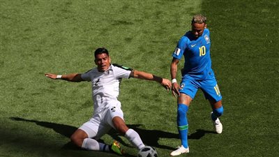 تفوق واضح للبرازيل في إحصائيات الشوط الأول أمام كوستاريكا
