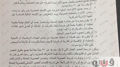 بالمستندات.. اللائحة الاسترشادية لقانون الرياضة الجديد