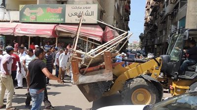 إزالة 3050 حالة إشغال طريق في الجيزة