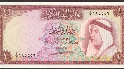 تراجع قرشين للدينار الكويتى فى بدء التعاملات