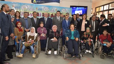 افتتاح أول قاعة تعليمية لذوي الإعاقة بـ«آداب عين شمس»