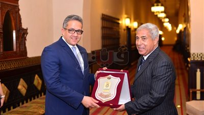 وزيرا السياحة والآثار يلتقيان أعضاء اتحاد شركات السياحة البلجيكية (صور)