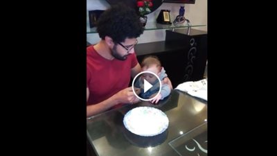 بالفيديو.. شاهد ماذا حدث لرضيع تركته أمه مع خاله