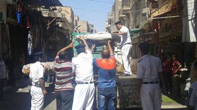 ضبط 12 بائعا جائلا في حملة بالمنطقة الأثرية بالهرم