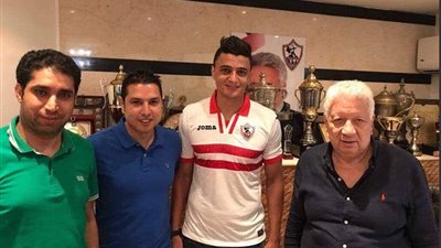 أول صور لعمر السعيد بقميص الزمالك